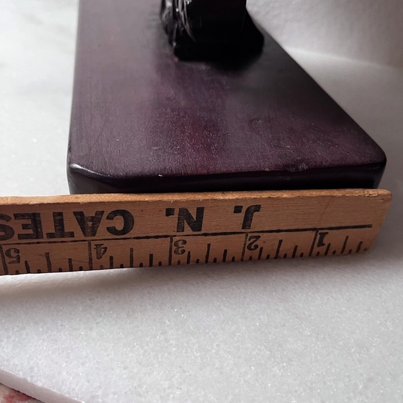 Antique hand carved vanity mirror Floral frame walnut wood frame - Picture 14 of 16